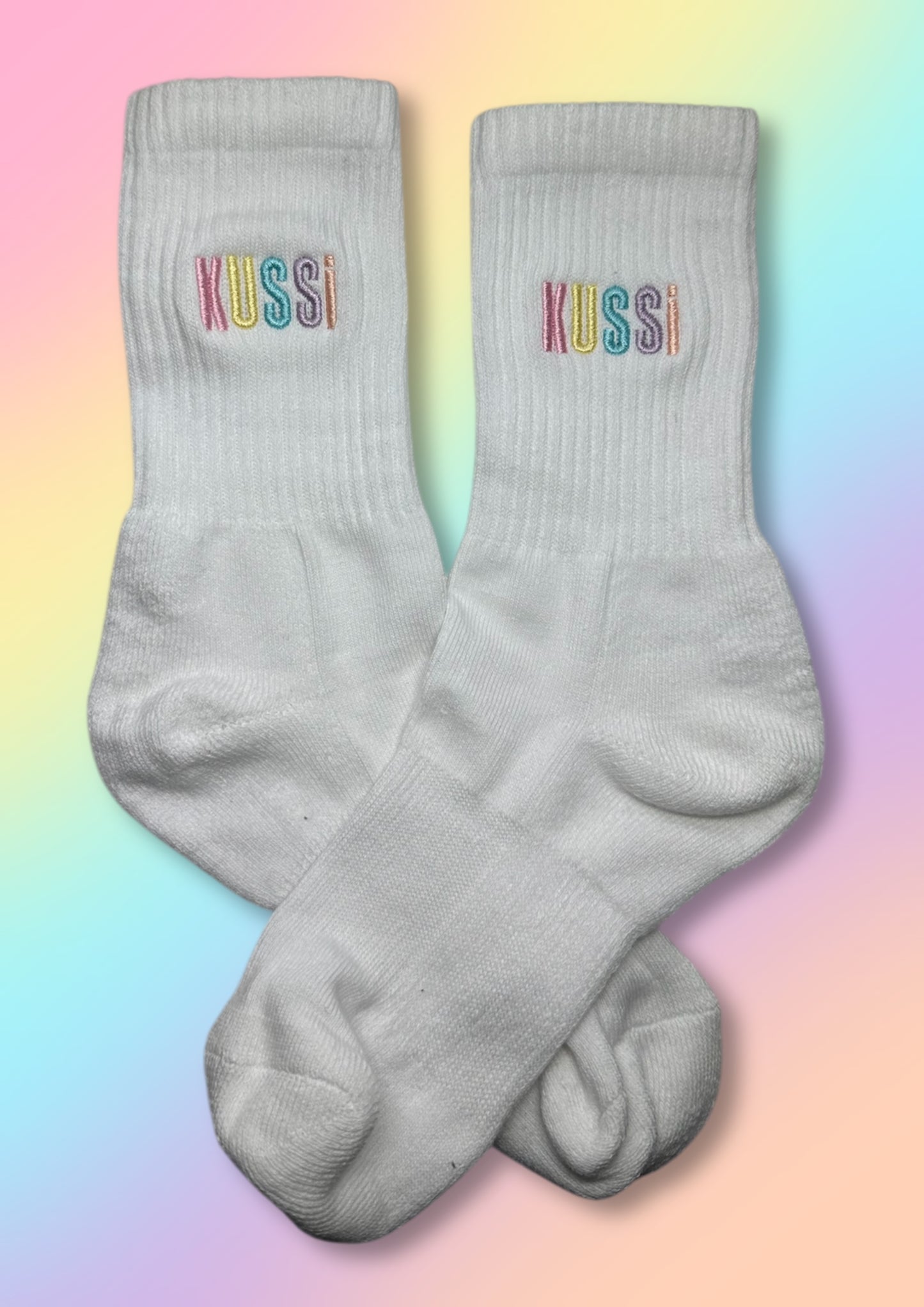 Tennissocken mit „Kussi“ Stick