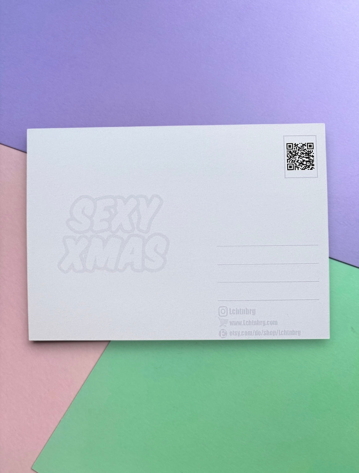 Postkarte „Sexy xmas“