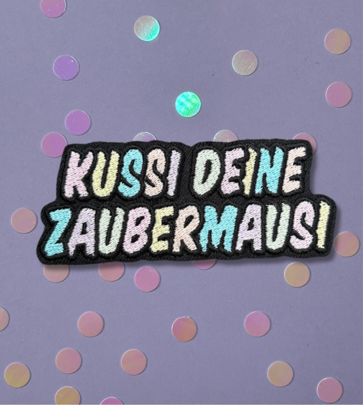 Aufnäher/Patch Kussi deine Zaubermausi