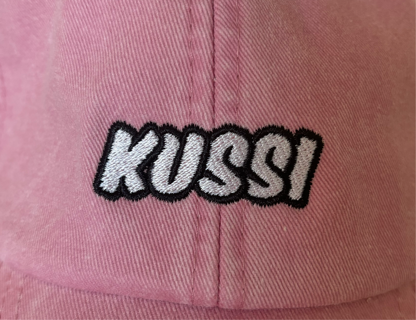 Cap „Kussi“ dusty pink - graue Schrift