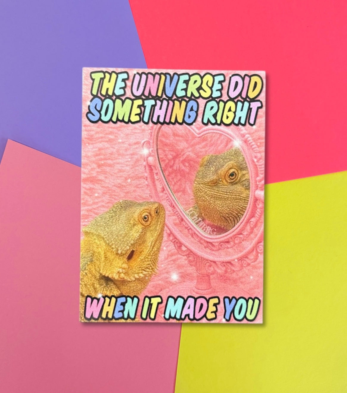 Magnet „The universe did something right, when it made you“