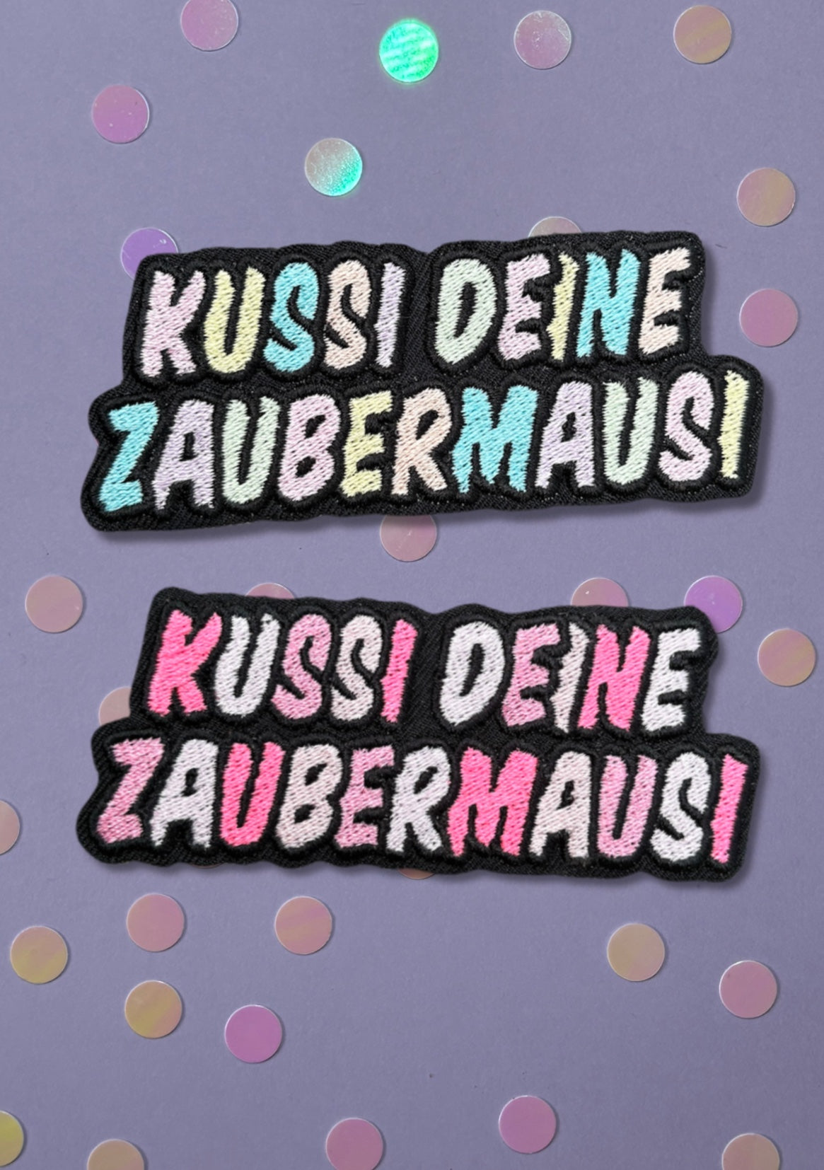 Aufnäher/Patch Kussi deine Zaubermausi