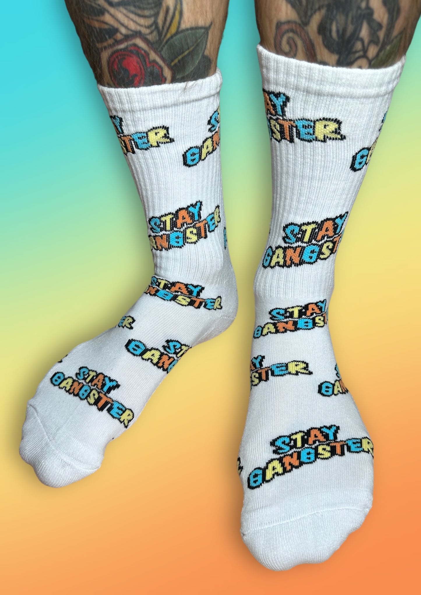 Tennissocken "Stay Gangster"
