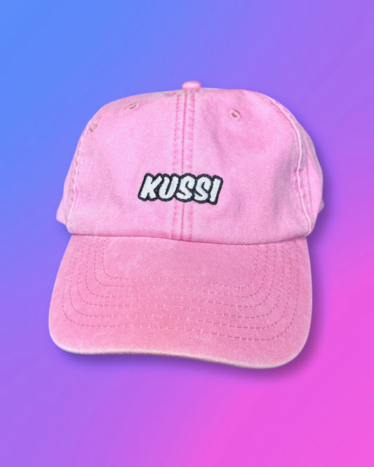Cap „Kussi“ dusty pink - graue Schrift