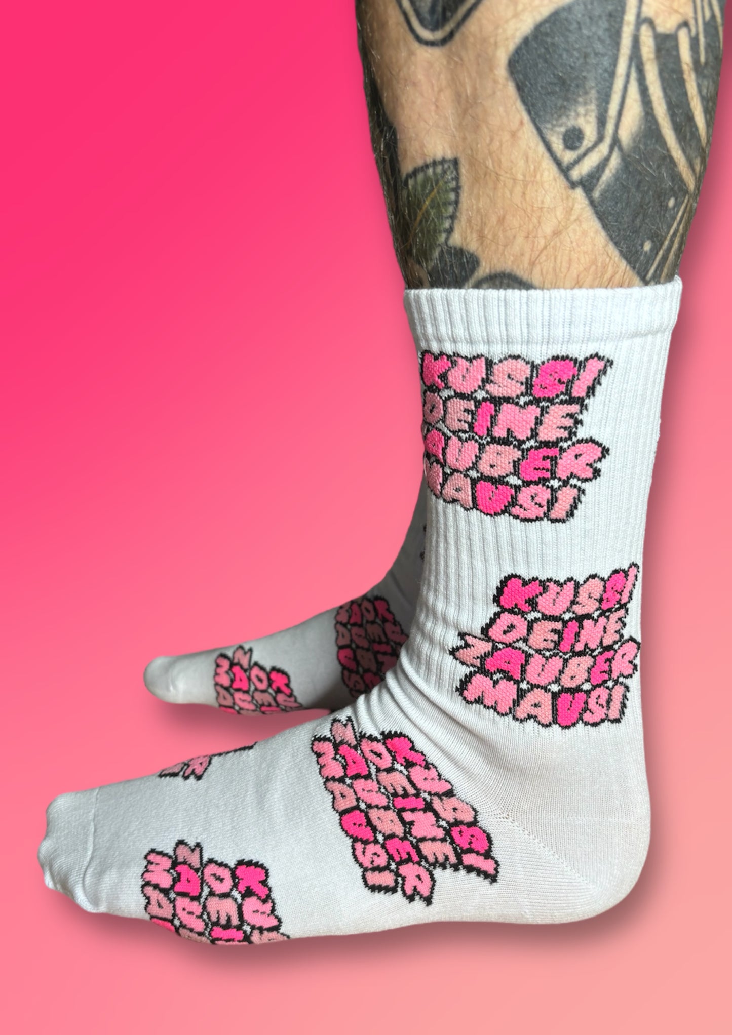 Tennissocken "Kussi deine Zaubermausi"