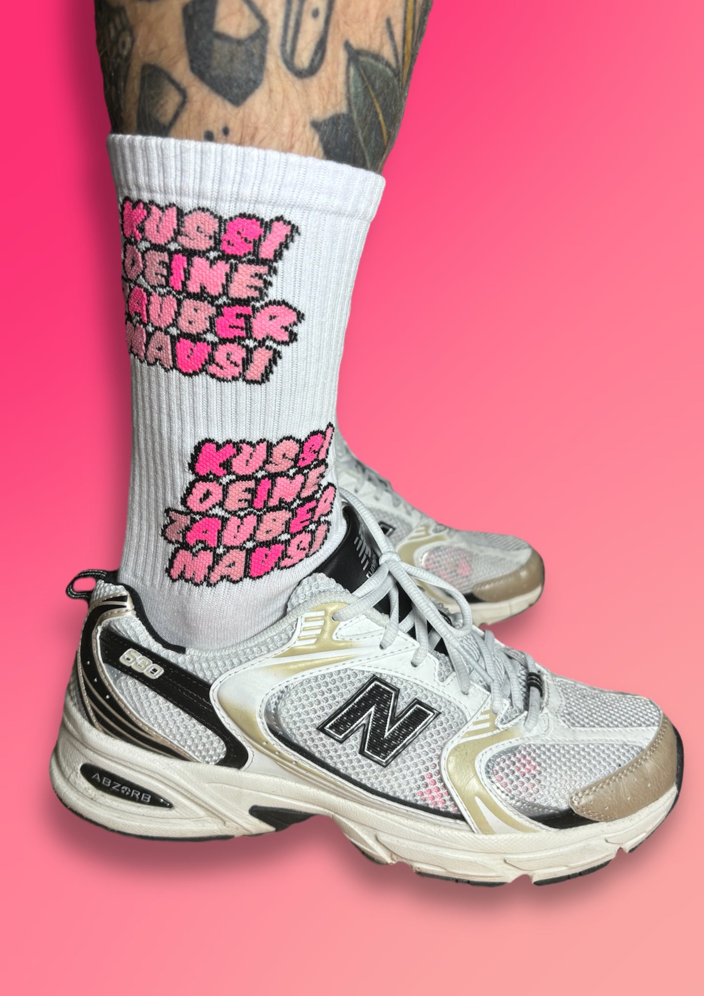 Tennissocken "Kussi deine Zaubermausi"
