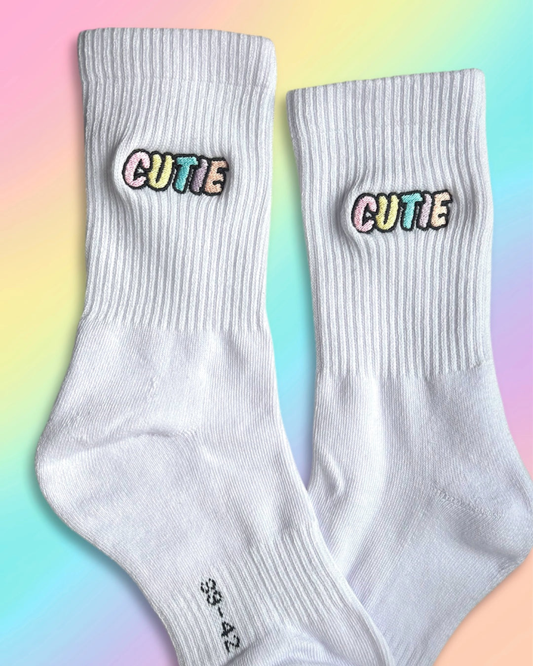 Tennissocken mit „Cutie“ Stick