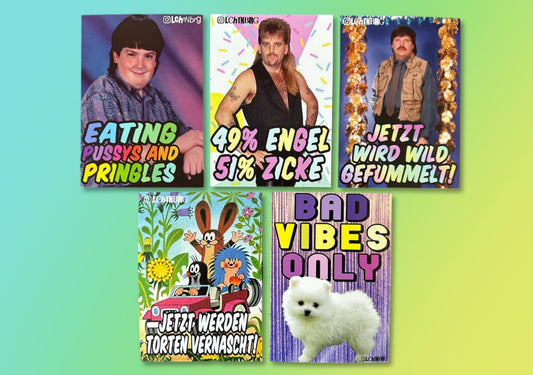 5er Set Postkarten 1