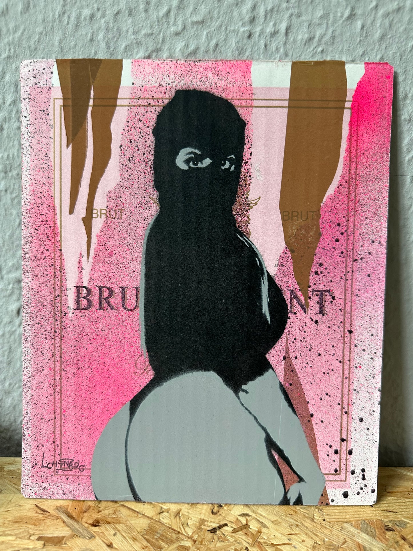 Stencil „Skimask Girl“
