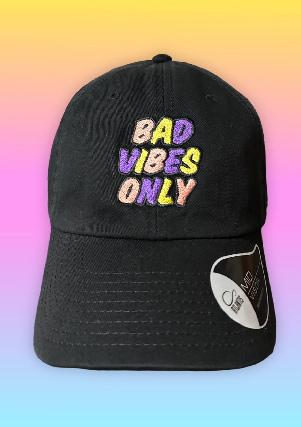 Cap „Bad Vibes Only“ schwarz