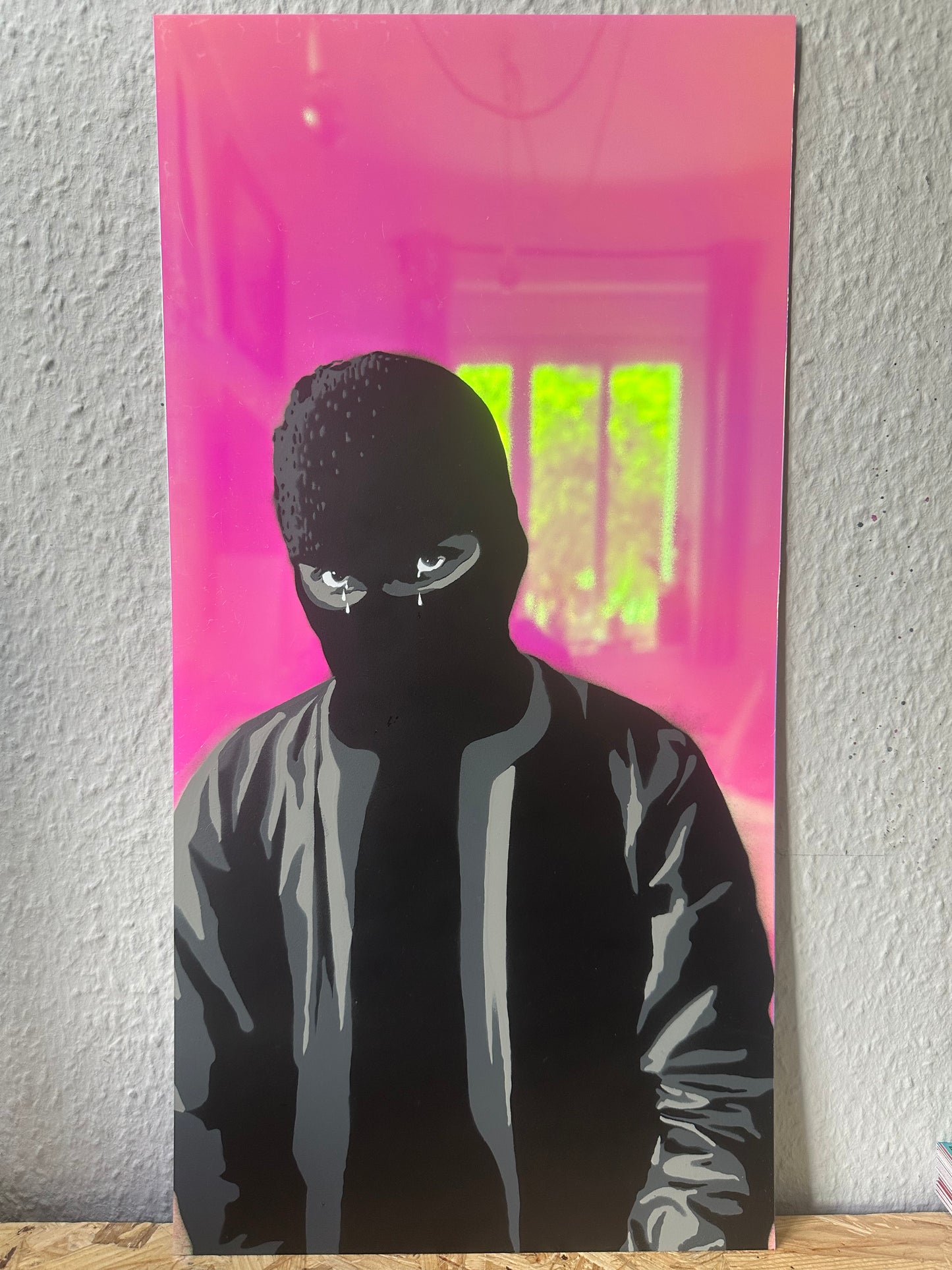 Stencil „Skimask Tears“
