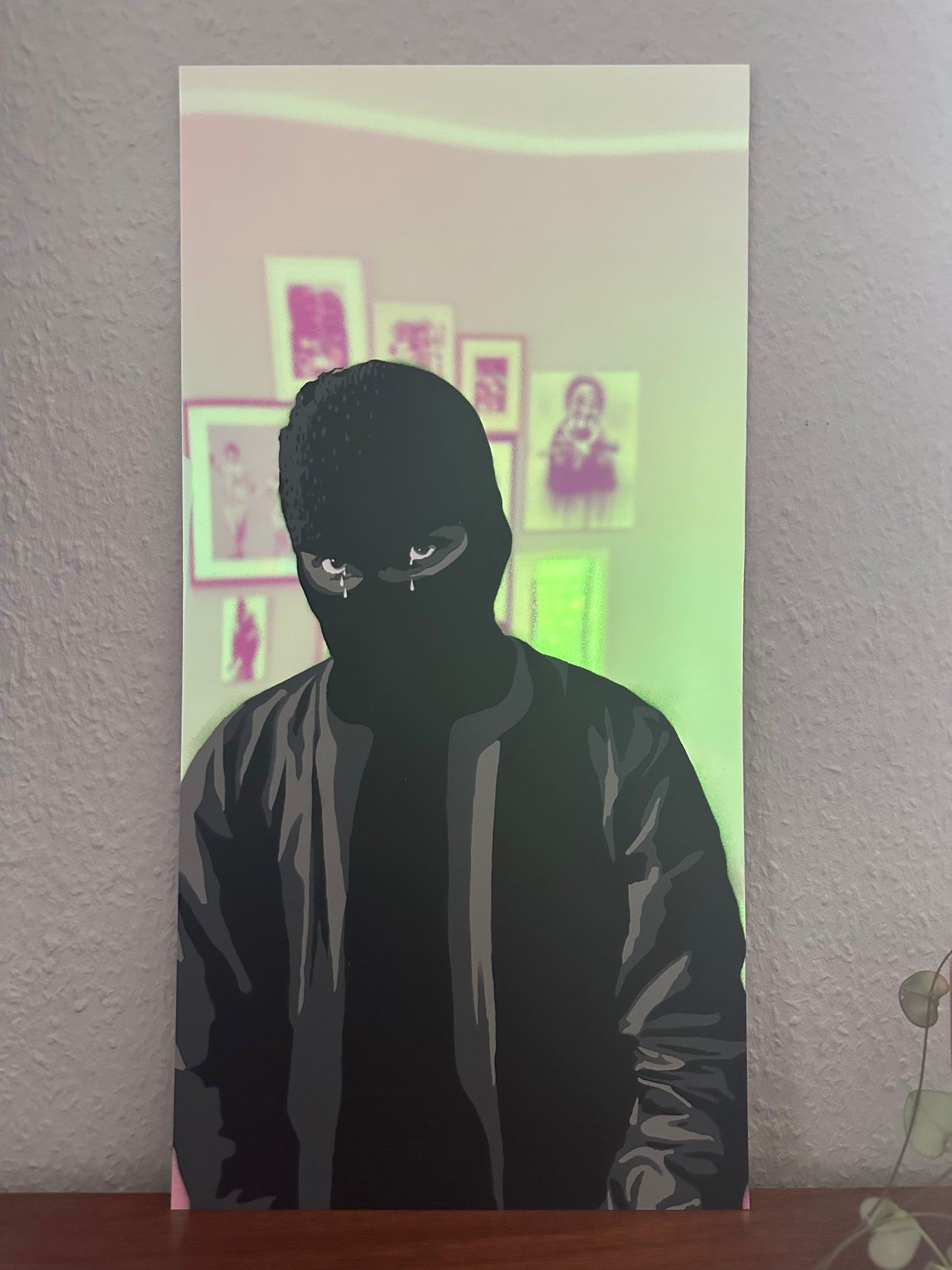Stencil „Skimask Tears“