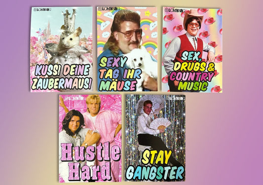 5er Set Postkarten 3