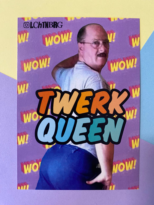Postkarte „Twerk queen“