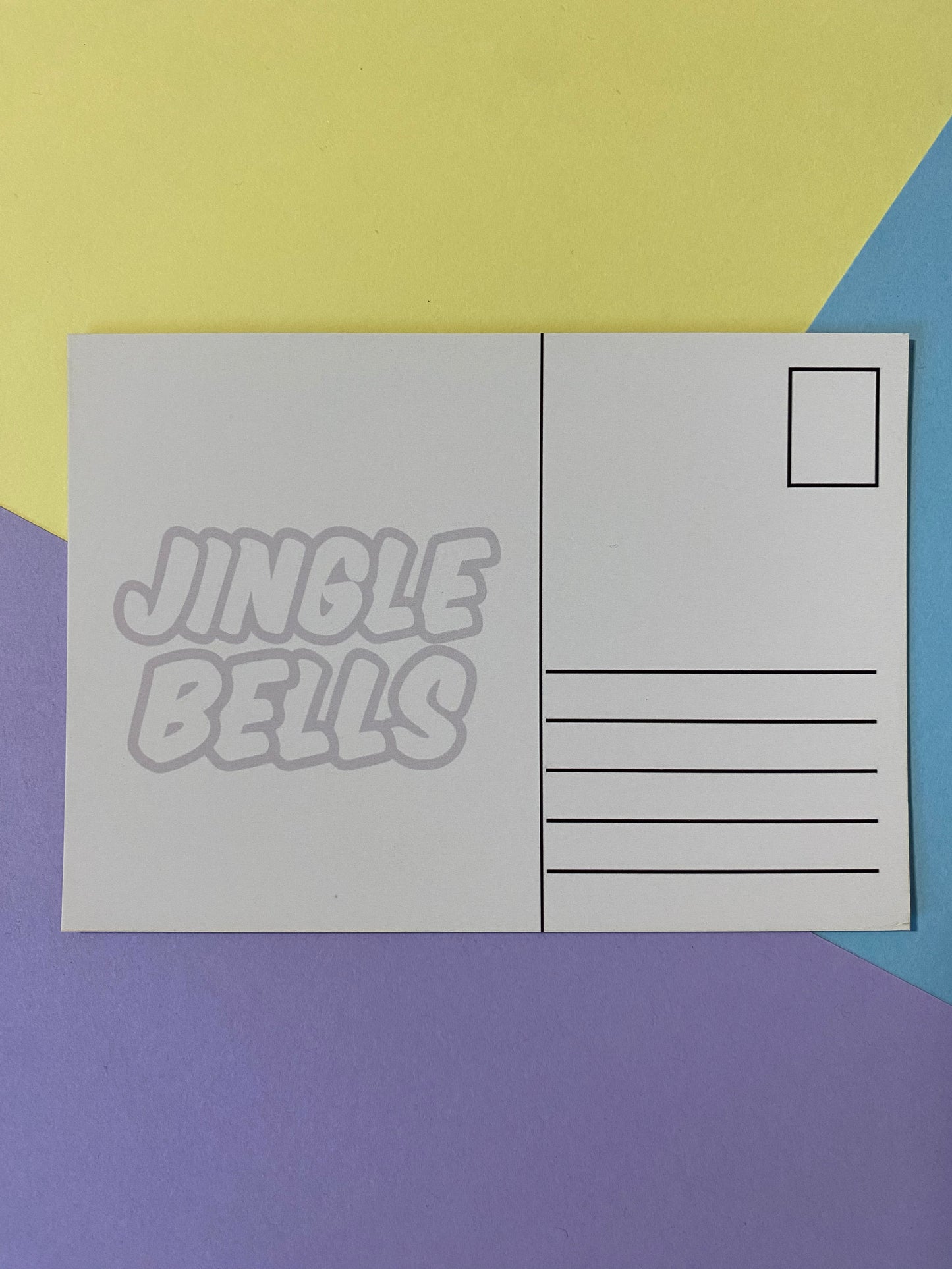 Postkarte „Jingle bells“