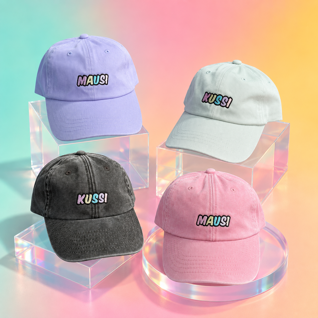 Kids Caps Mausi oder Kussi