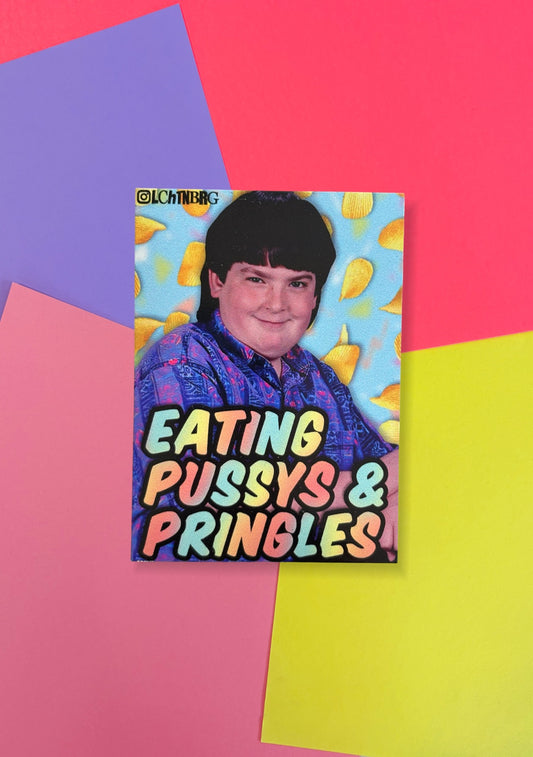 Magnet „Eating pussys & pringles“