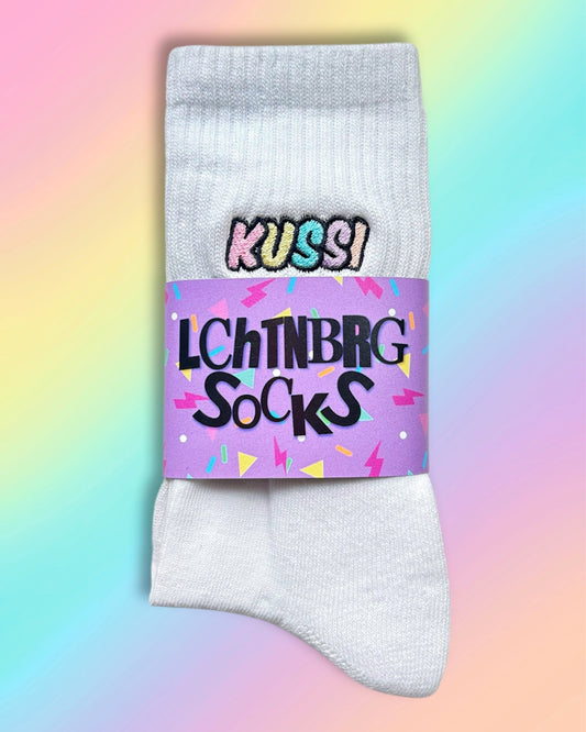 NEU Tennissocken mit „Kussi“ Stick