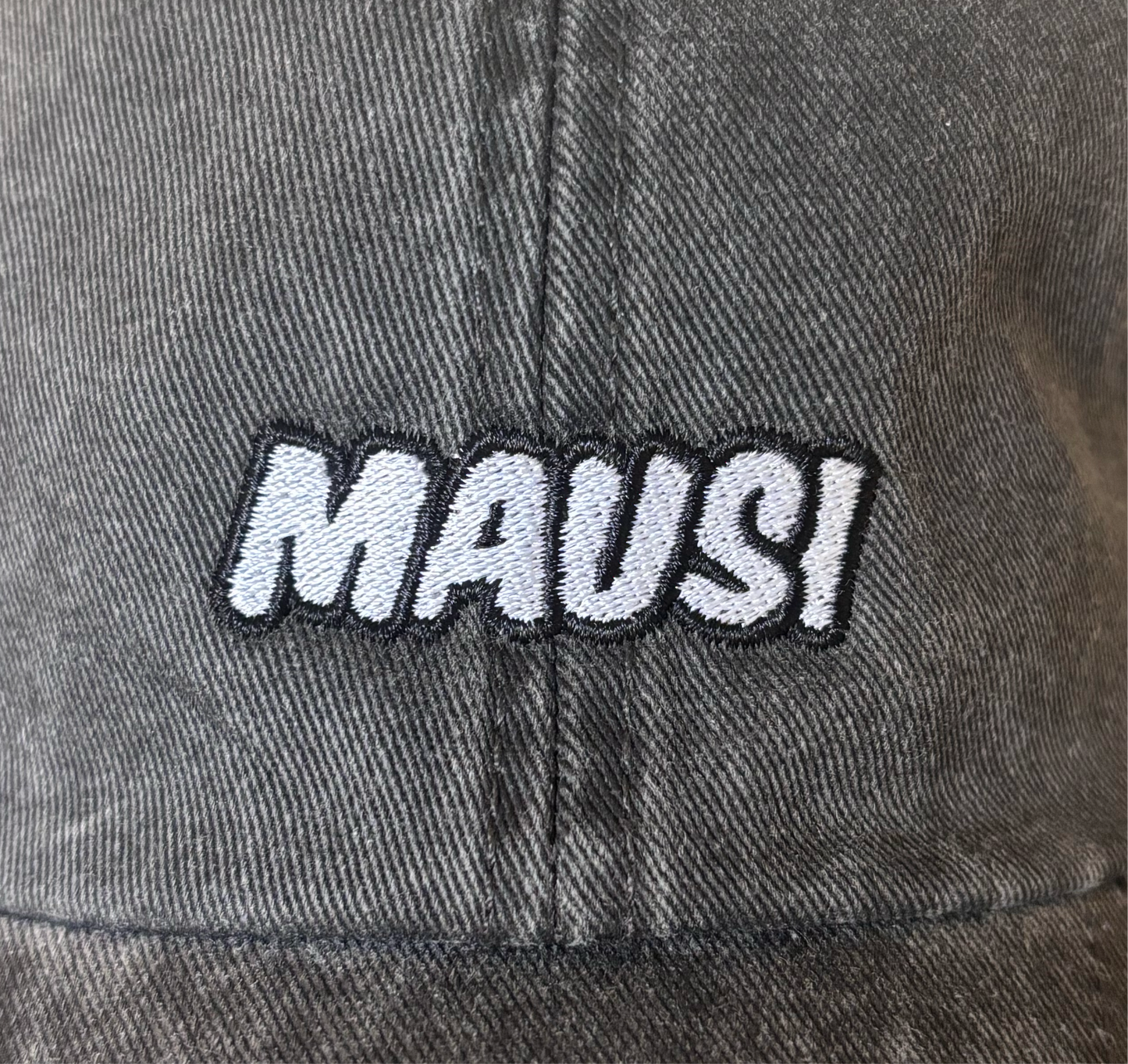 Cap „Mausi“ heavy used black