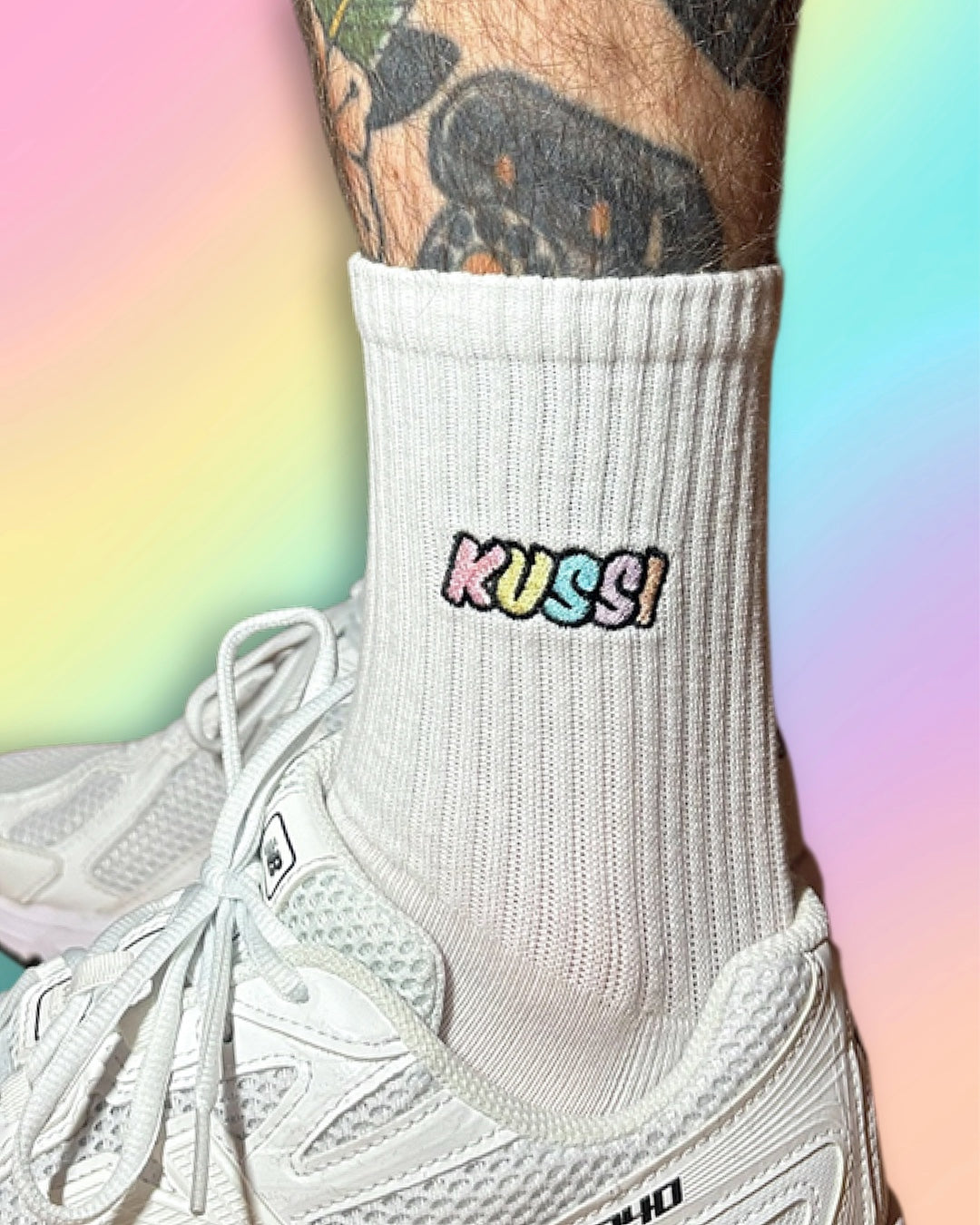 NEU Tennissocken mit „Mausi“ Stick