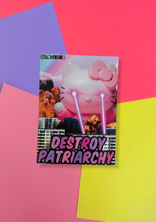 Magnet „Destroy patriarchy“