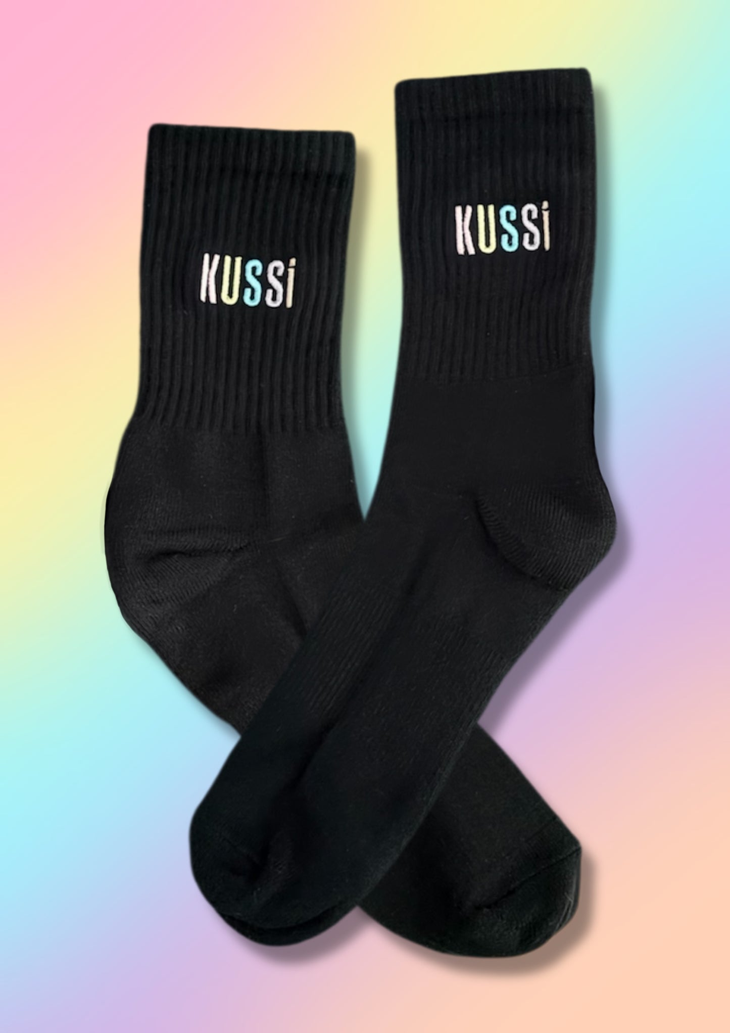 Tennissocken mit „Kussi“ Stick