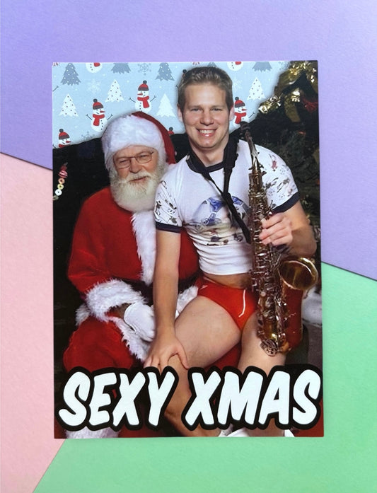 Postkarte „Sexy xmas“