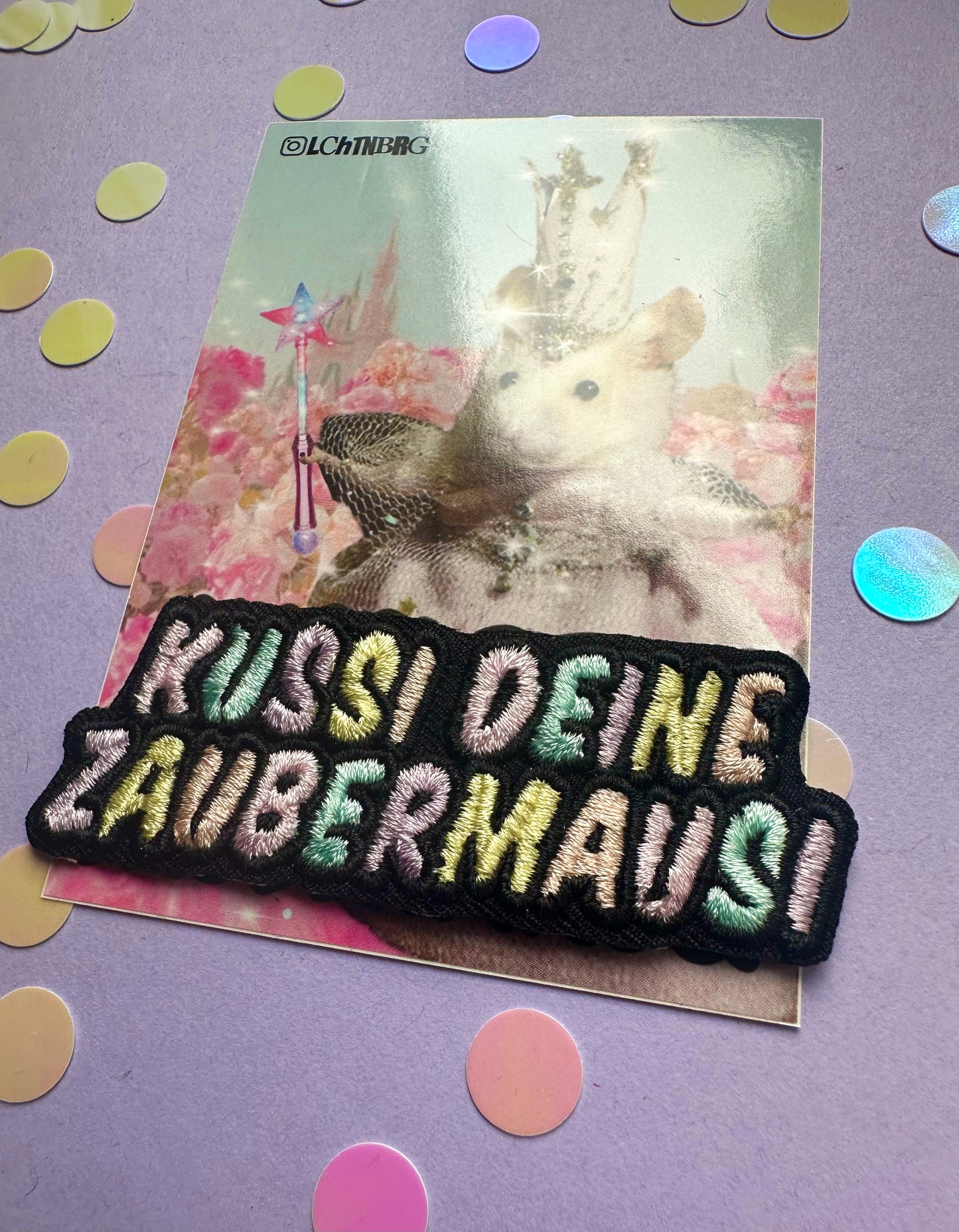 Aufnäher/Patch Kussi deine Zaubermausi