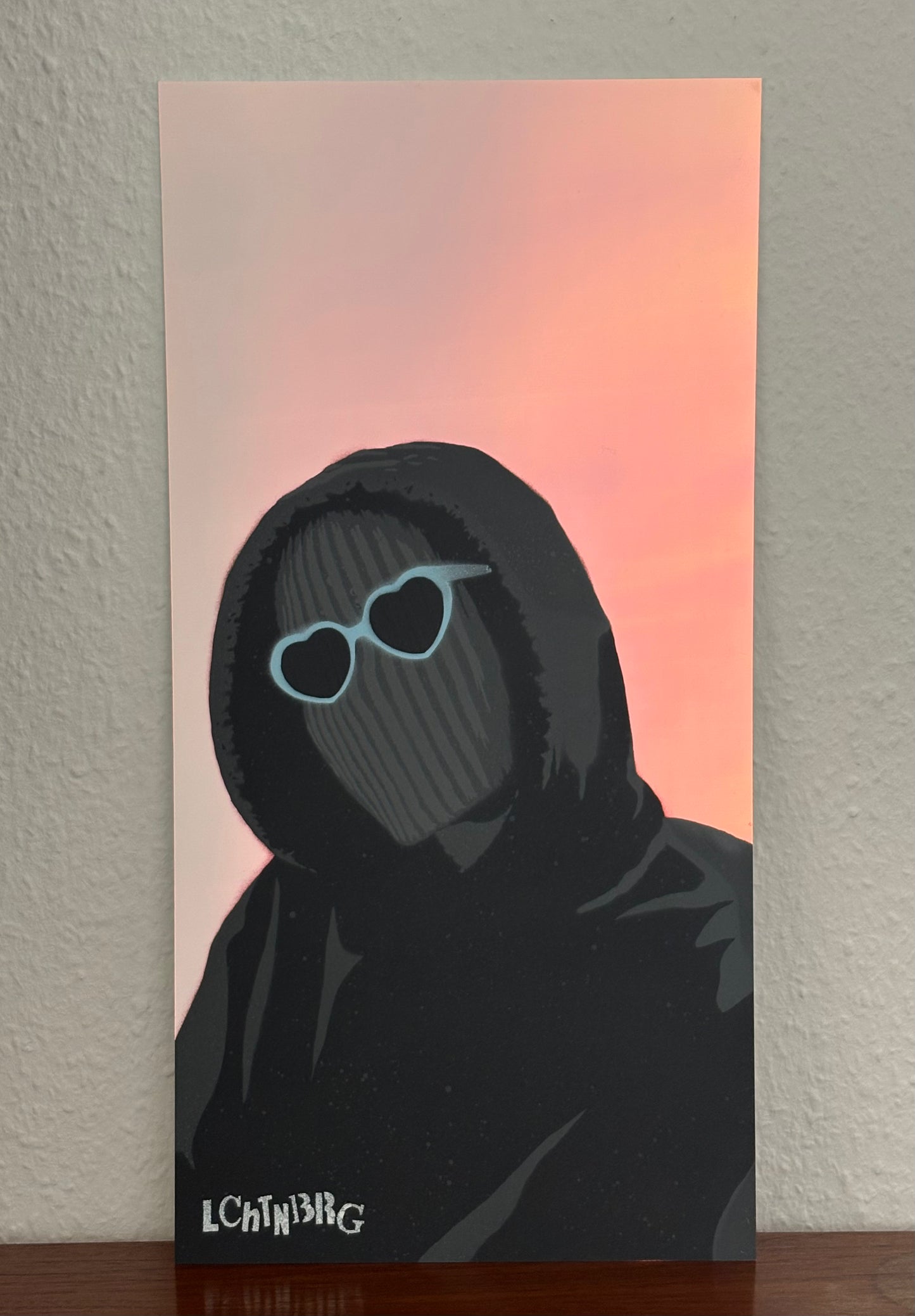 Stencil „Heart Sunglasses“