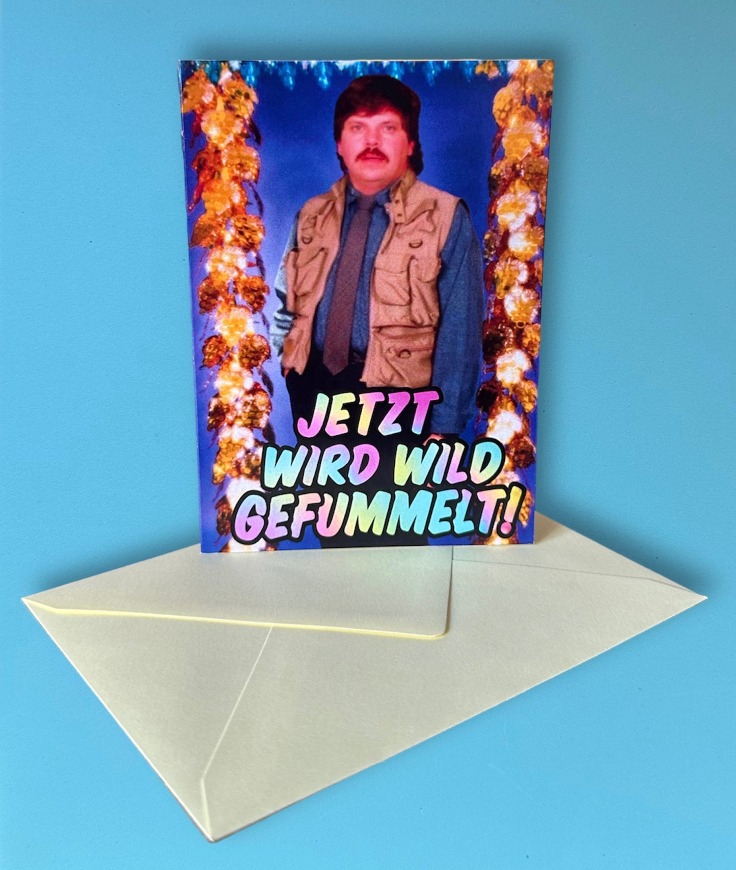 Gruß-/ Klappkarte „Jetzt wird wild gefummelt!“