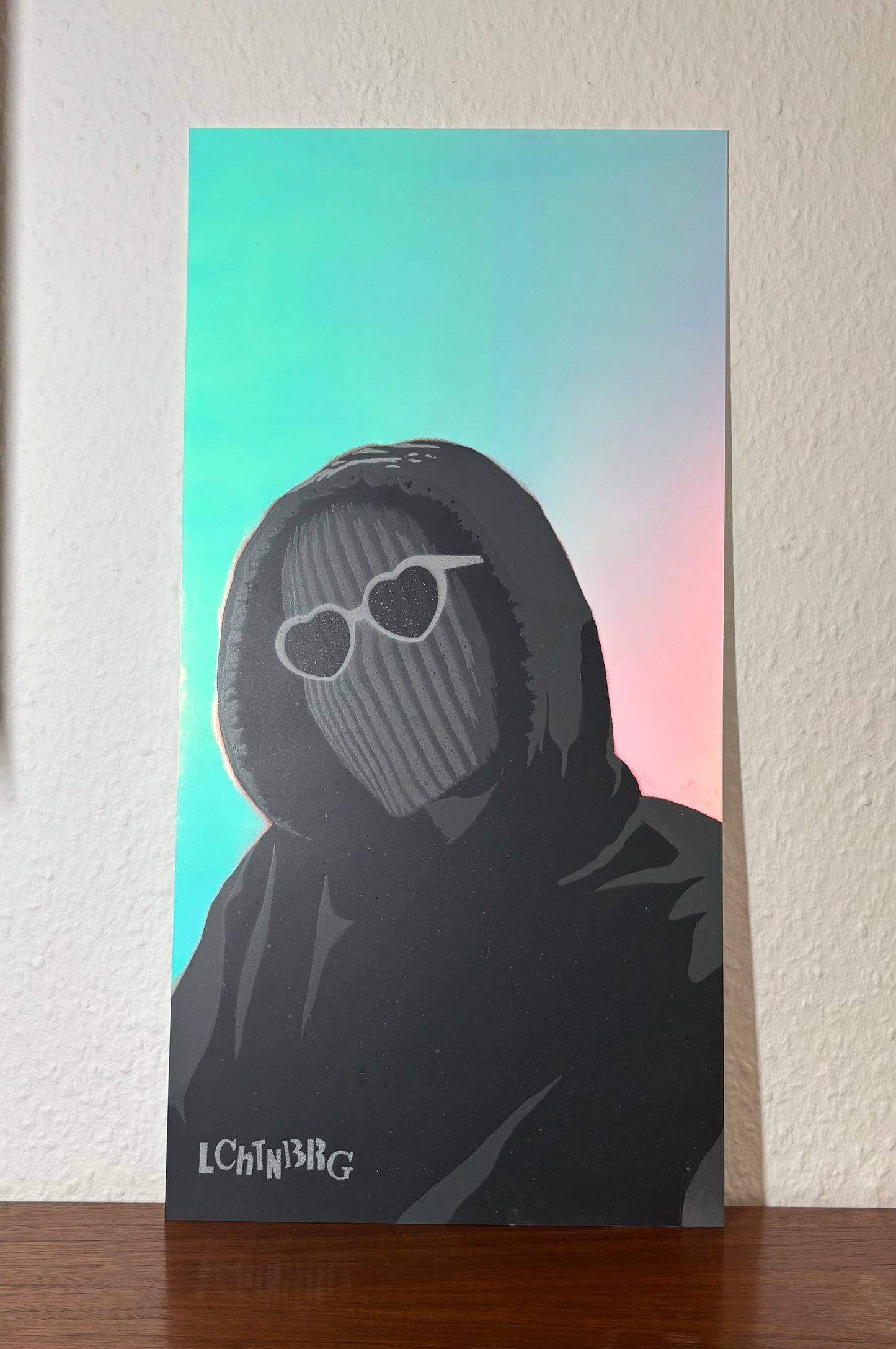 Stencil „Heart Sunglasses“