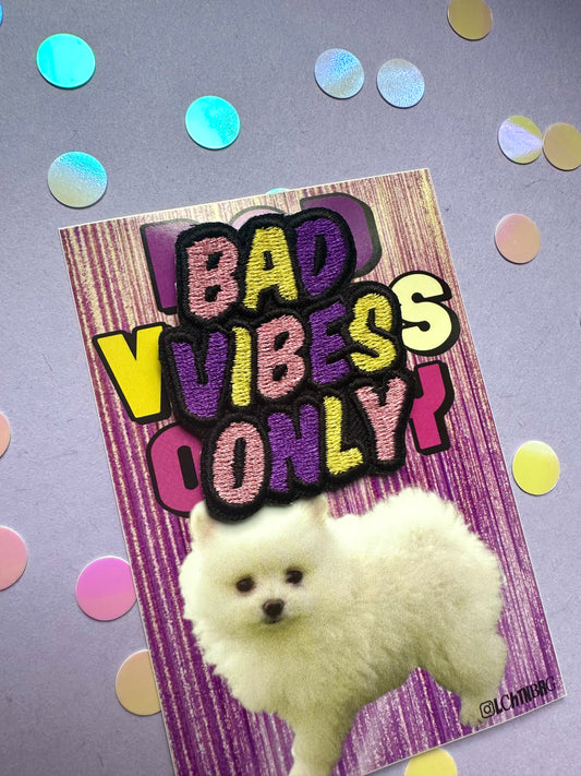 Aufnäher/Patch Bad vibes only