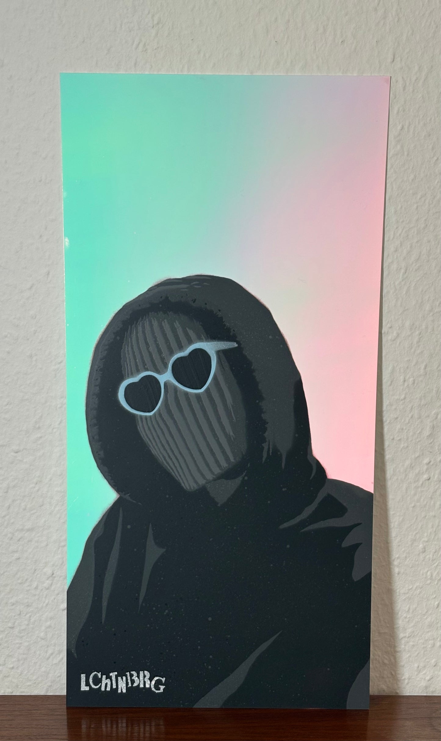 Stencil „Heart Sunglasses“