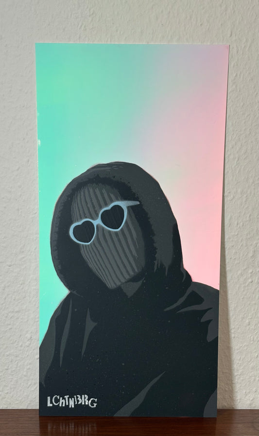 Stencil „Heart Sunglasses“