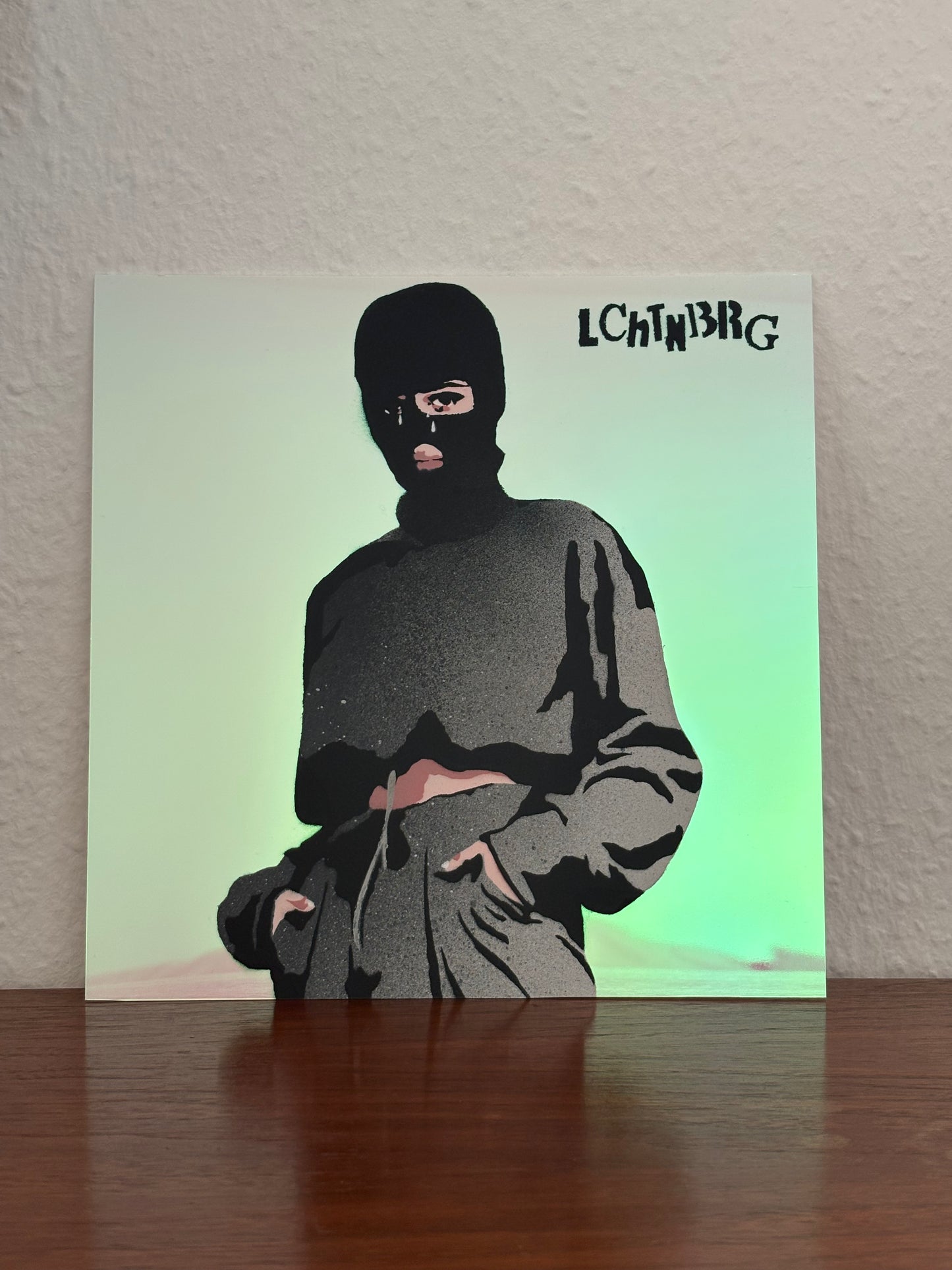 Stencil „Skimask Girl“