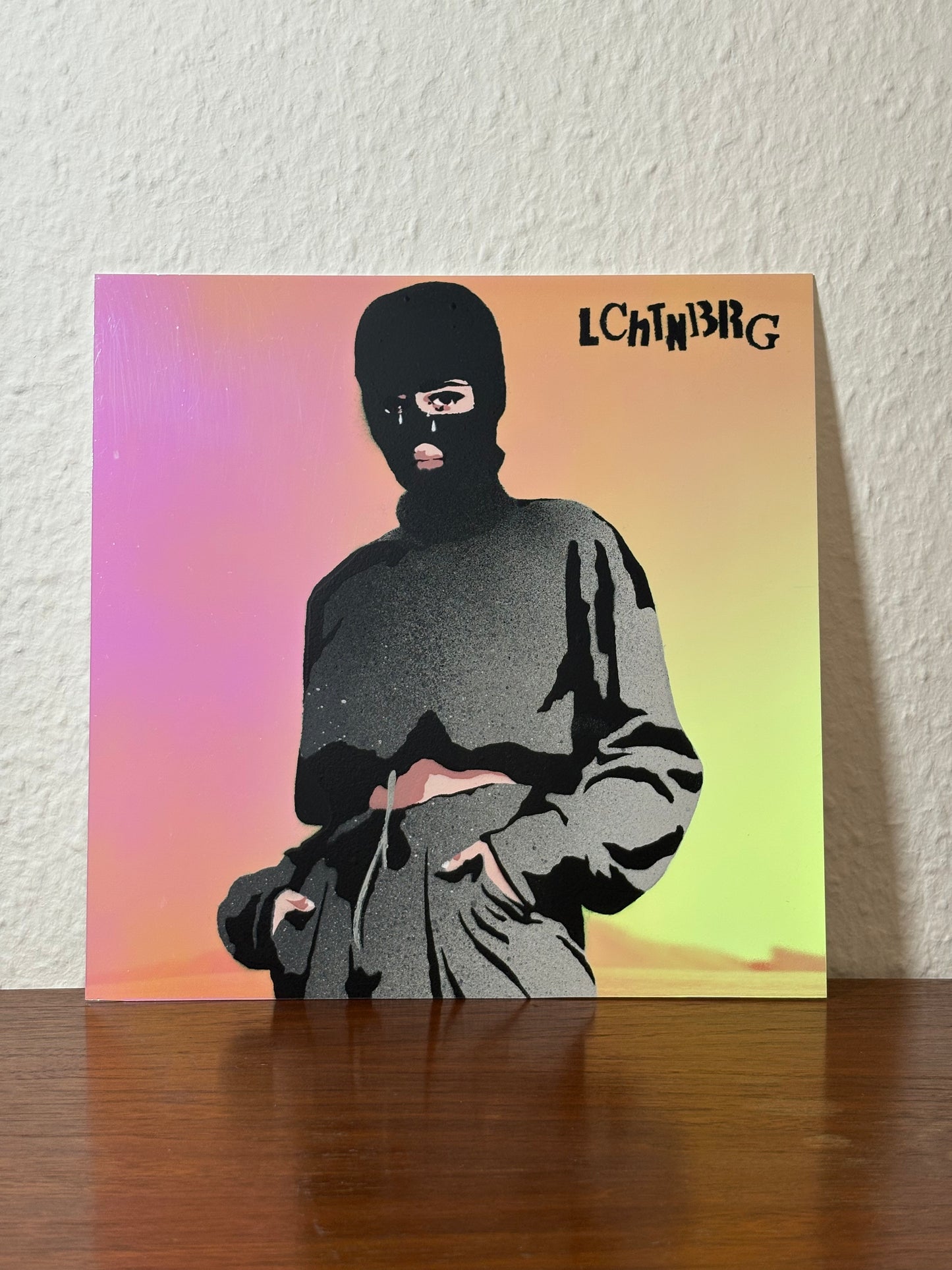 Stencil „Skimask Girl“