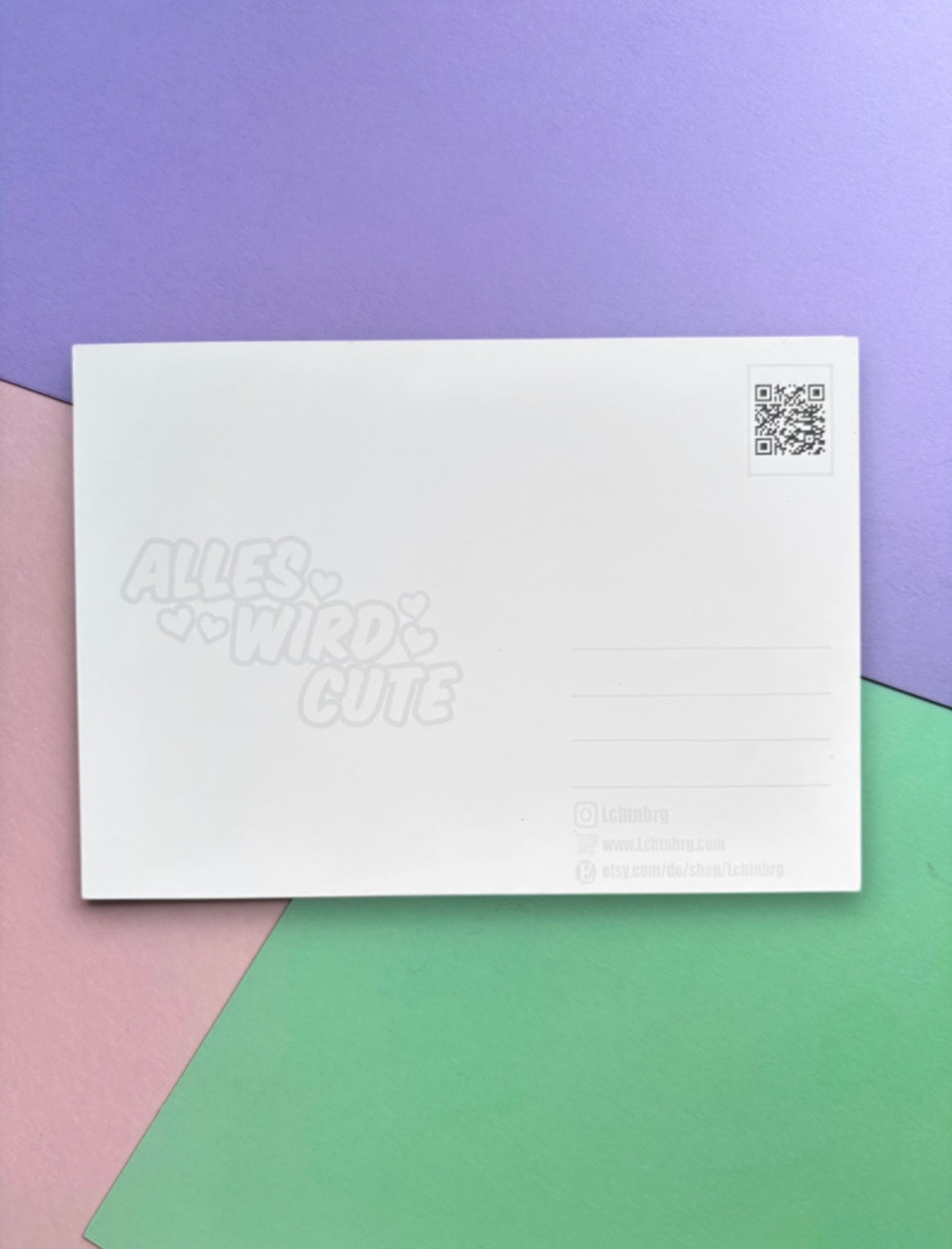 Postkarte „Alles wird cute“