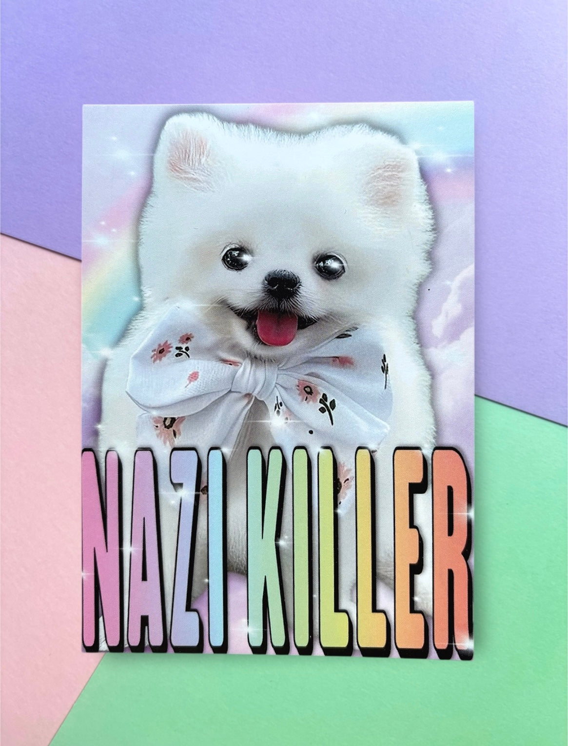 Postkarte „Nazi Killer“