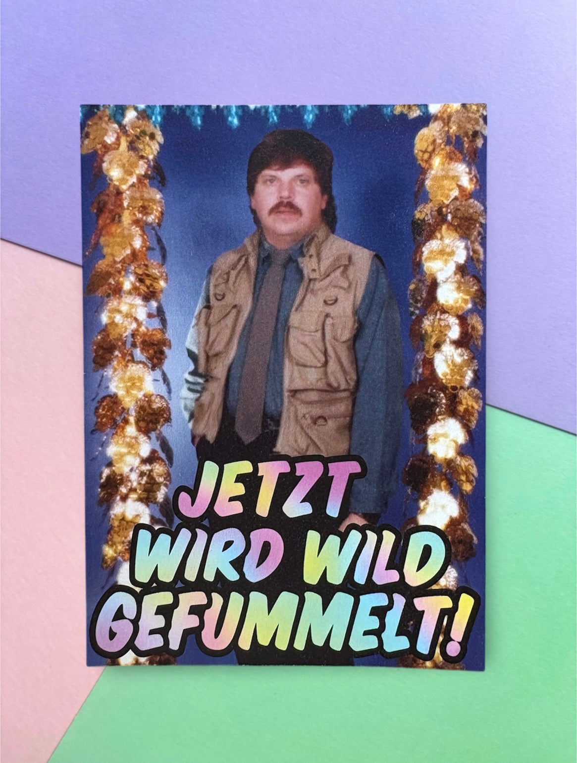 Postkarte „Jetzt wird wild gefummelt!““