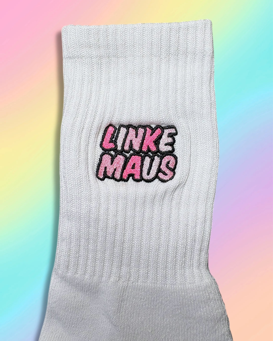 Tennissocken mit „Linke Maus“ Stick
