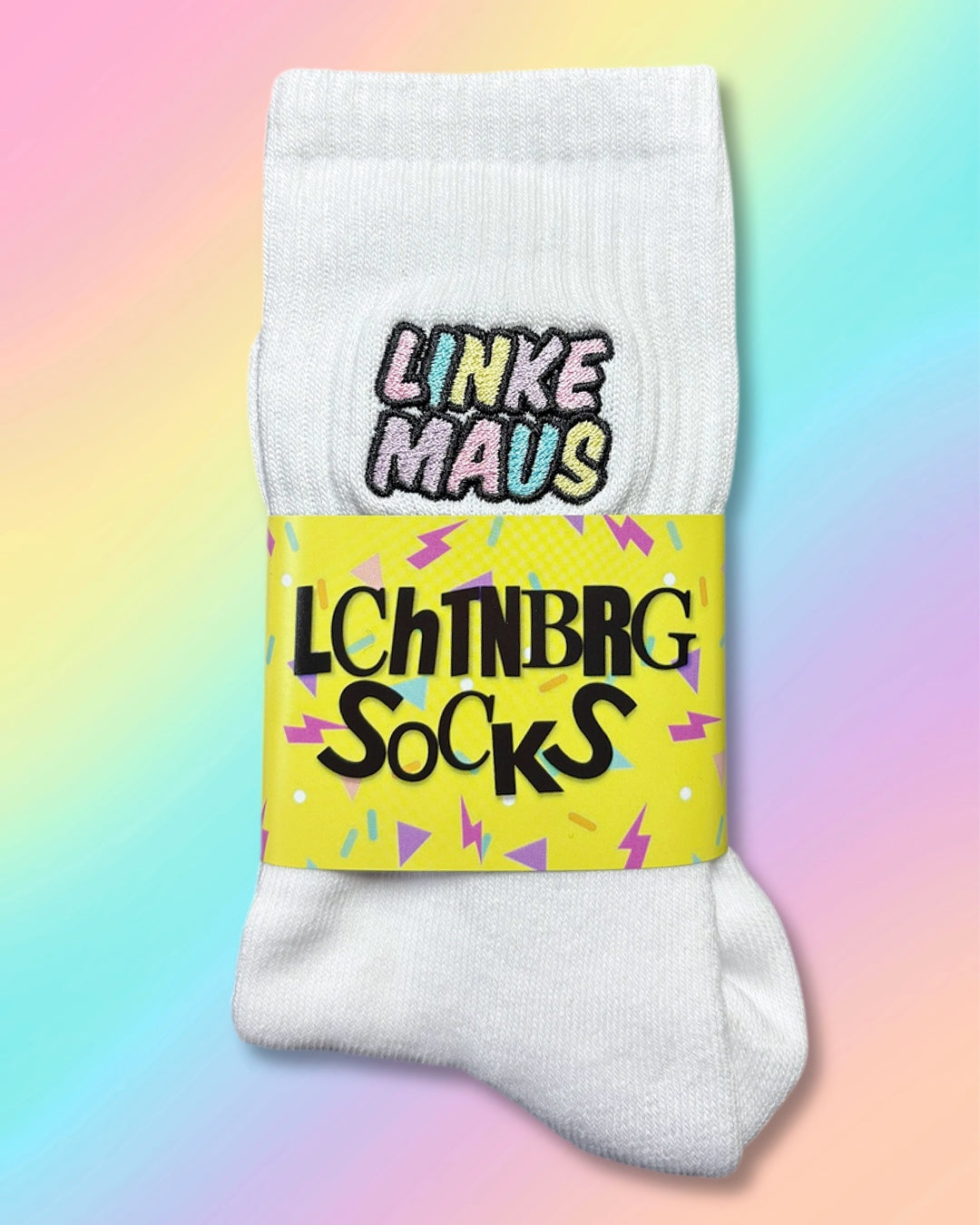 Tennissocken mit „Linke Maus“ Stick