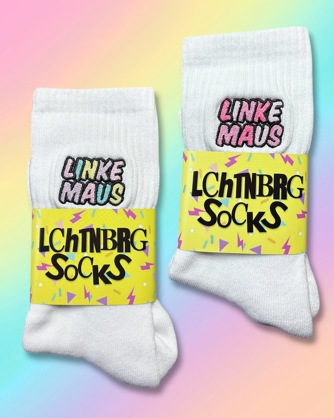 Tennissocken mit „Linke Maus“ Stick