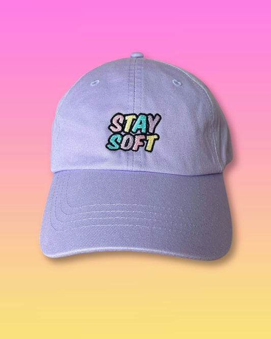 Cap „Stay Soft“ Flieder