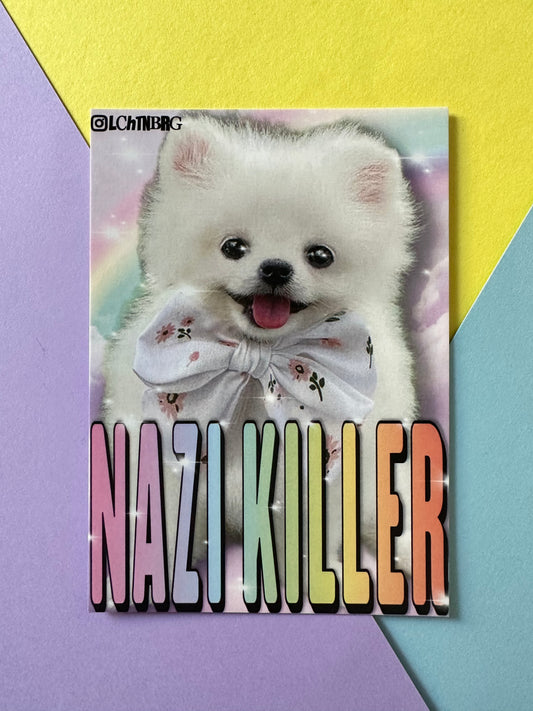 Postkarte „Nazi Killer“