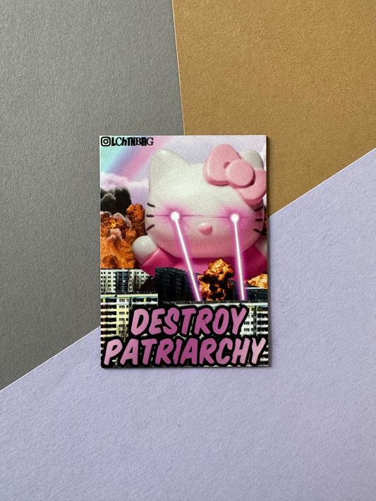 Magnet „Destroy patriarchy“