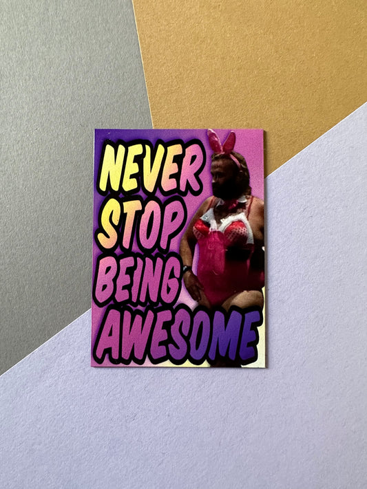 Magnet „Never stop being awesome“