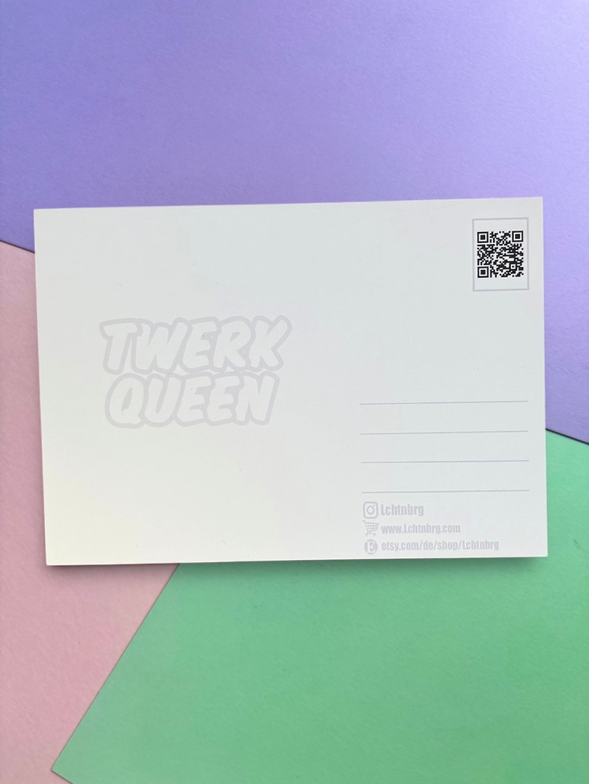 Postkarte „Twerk queen“