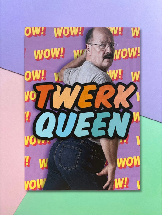 Postkarte „Twerk queen“