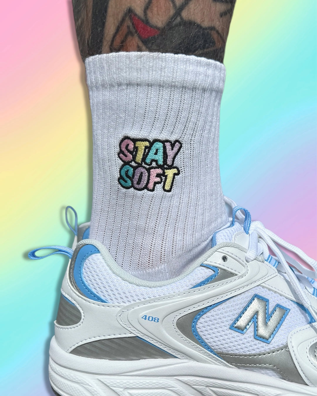 Tennissocken mit „Stay Soft“ Stick