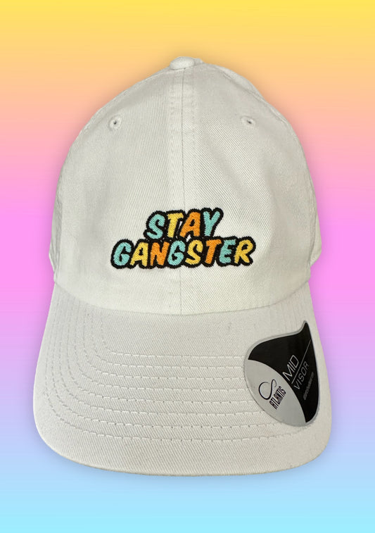 Cap „Stay Gangster“ weiß